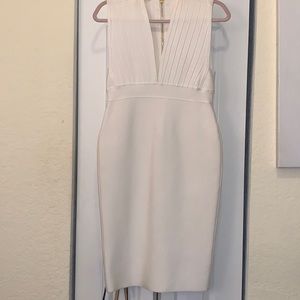 White bandage dress